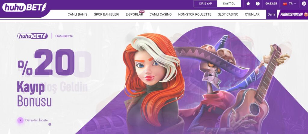 huhubet bahis seçenekleri